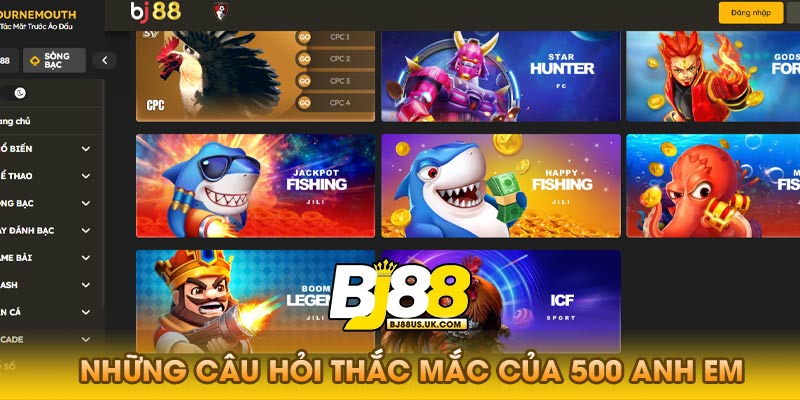 FAQs những câu hỏi thắc mắc của 500 anh em
